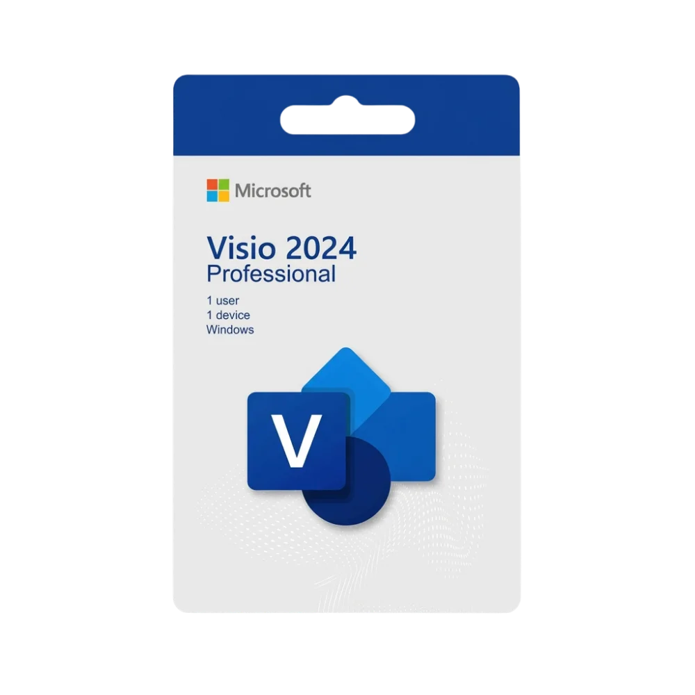 Microsoft Visio 2024 Professional License | 3 Devices | PC