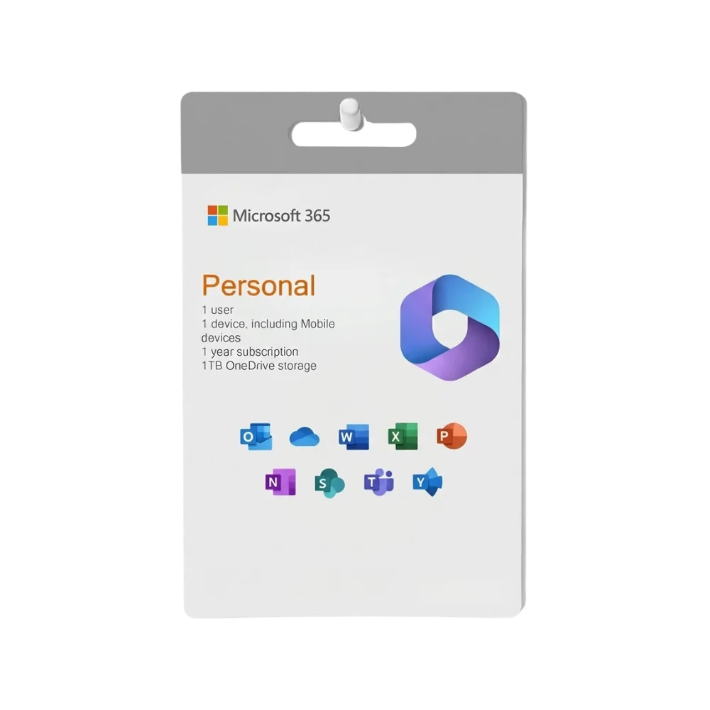 Microsoft 365 Personal – 1 Year License | PC/Mac