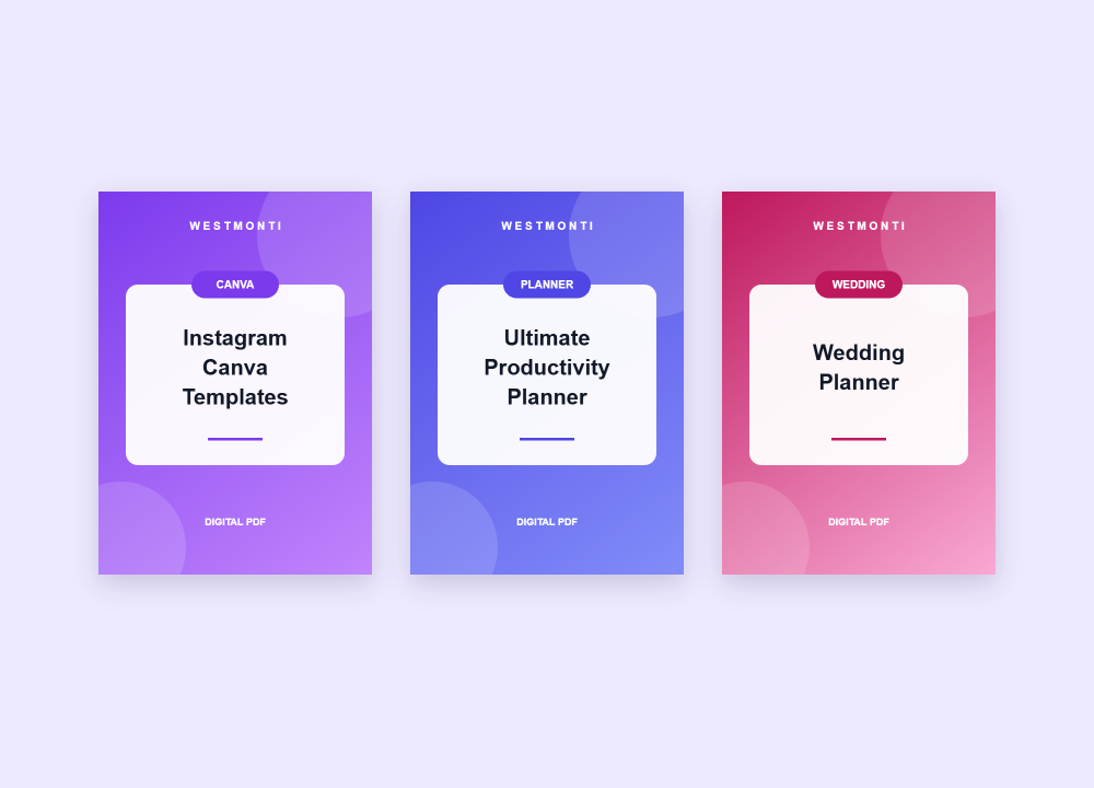 Westmonti templates and printables