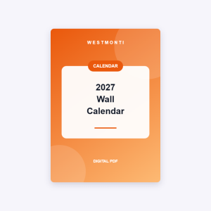 2027 Printable Wall Calendar